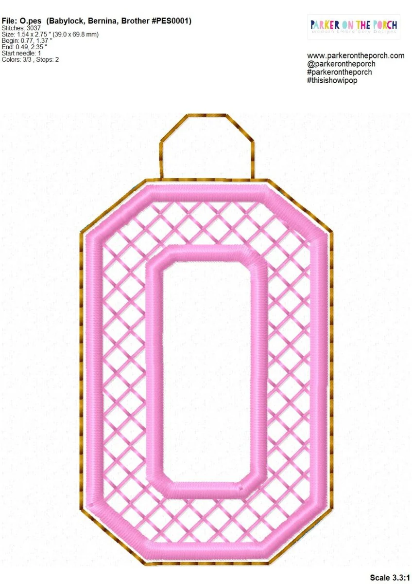 Bag Tag - Bundle - Squad Alpha Monogram Mini - Digital Download - Image 16