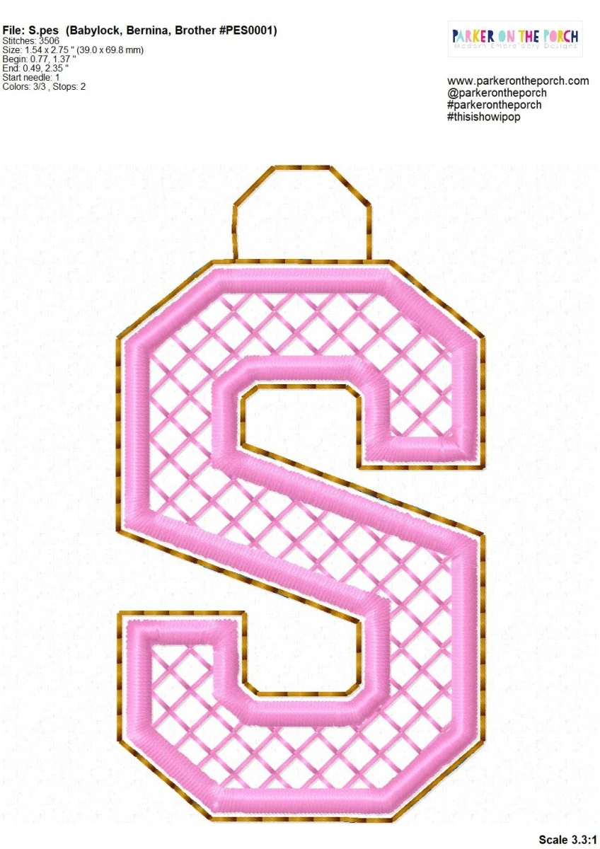 Bag Tag - Bundle - Squad Alpha Monogram Mini - Digital Download - Image 20