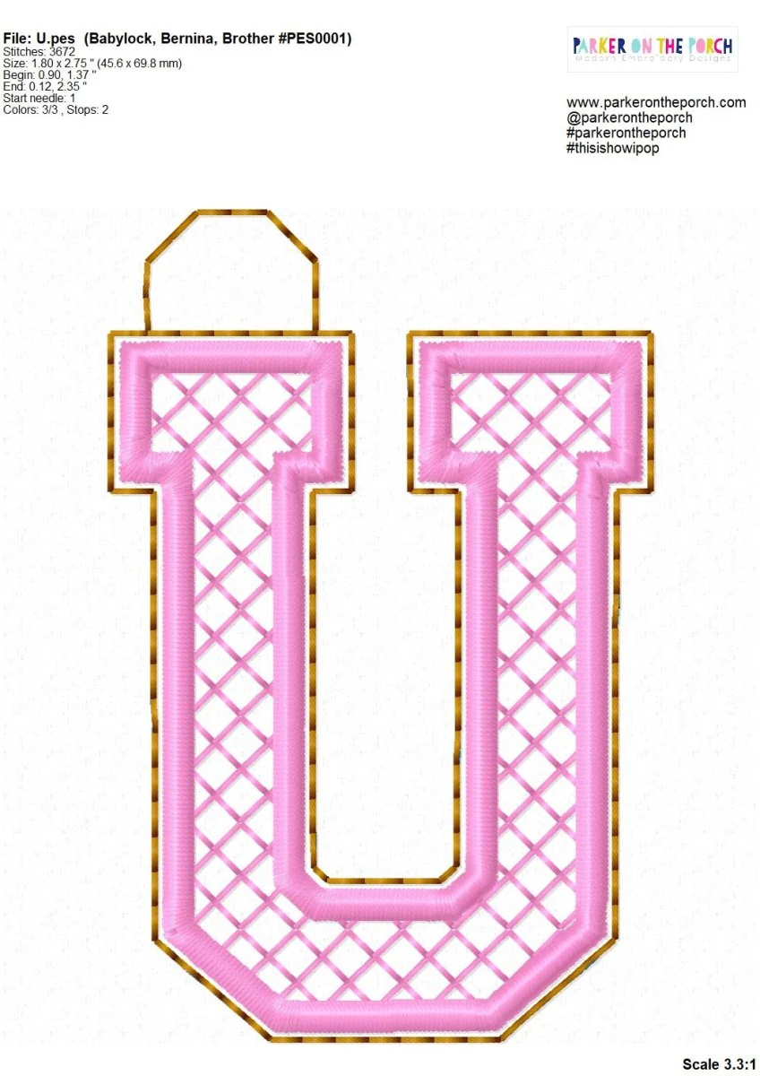 Bag Tag - Bundle - Squad Alpha Monogram Mini - Digital Download - Image 22