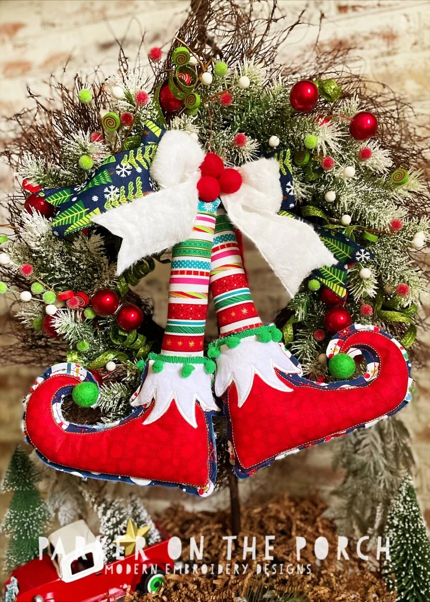 Digital Download- 3D Elf Shoes and Legs- In the Hoop
