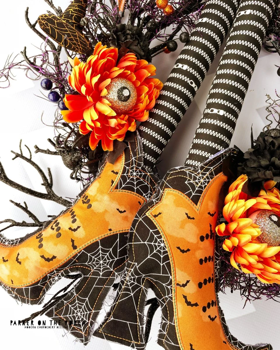 Digital Download- 3D Witch Shoes and Legs- In the Hoop - Image 2