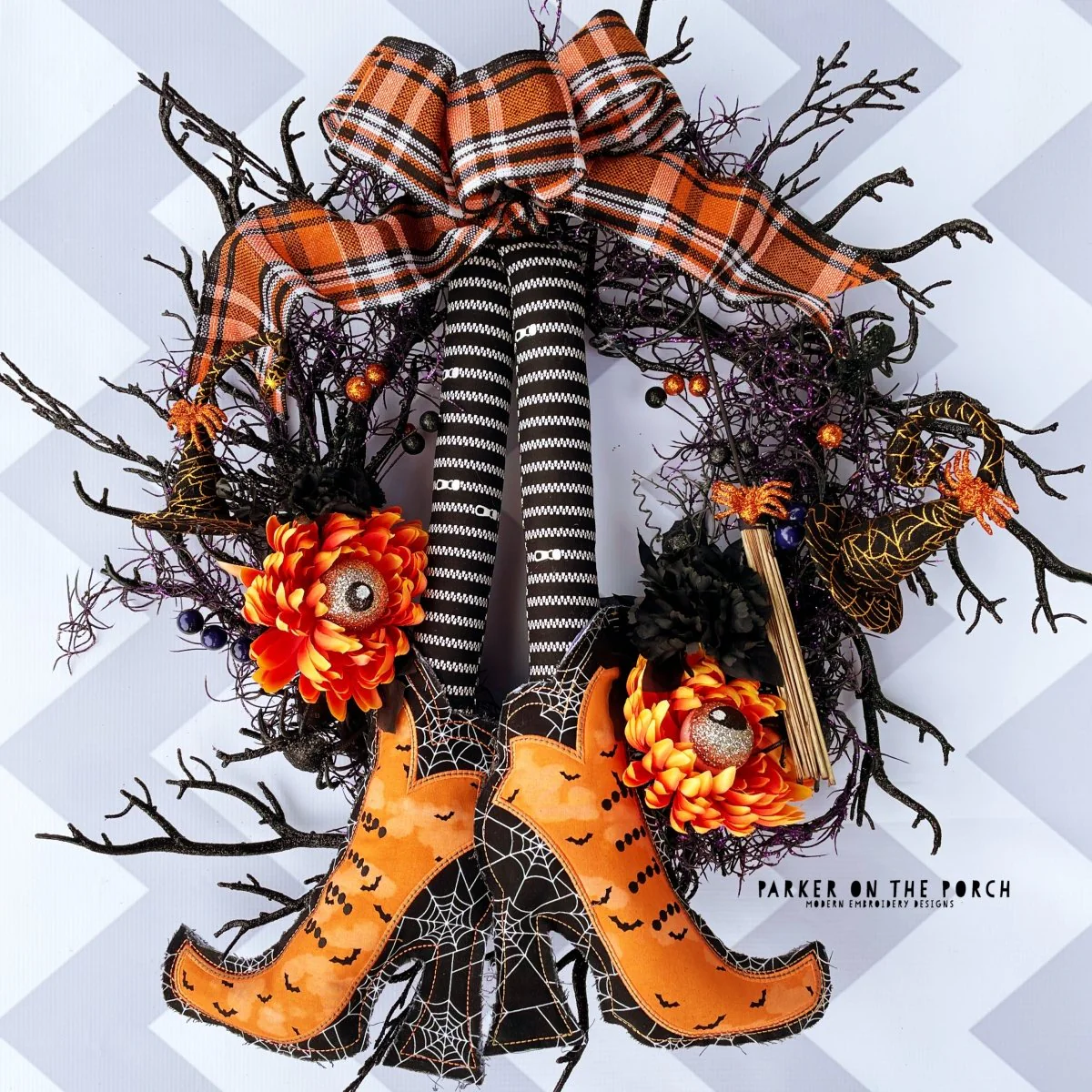 Digital Download- 3D Witch Shoes and Legs- In the Hoop - Image 3