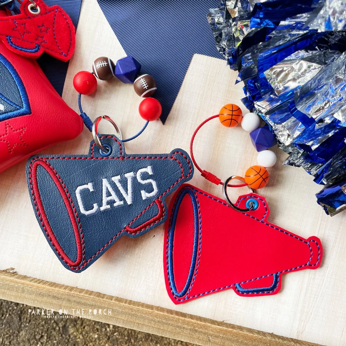 Digital Download- Bag Tag- Cheer Megaphone