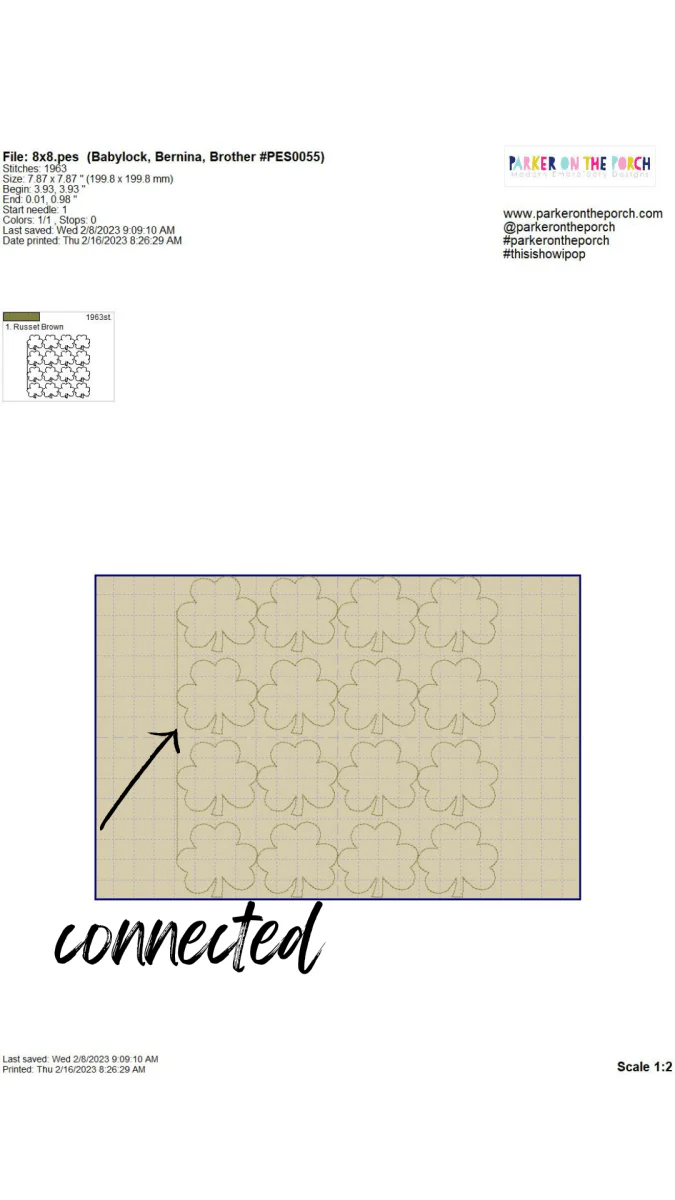 Digital Download- Bunny Butt Quilting - Image 4