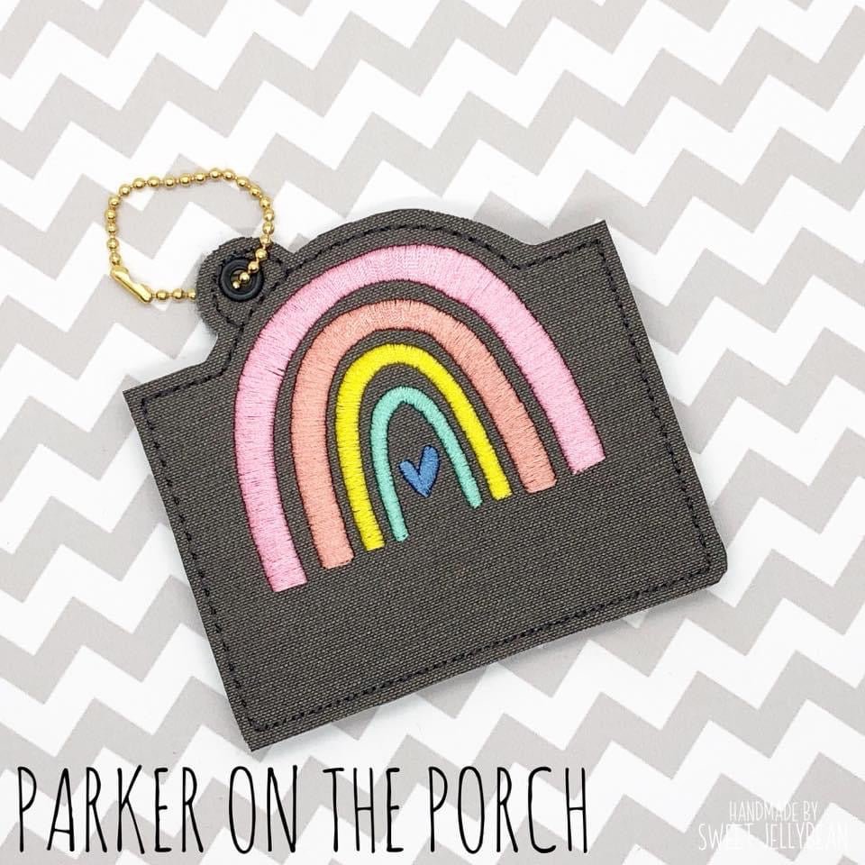 Digital Download- Card Guard - Rainbow Heart - Image 4