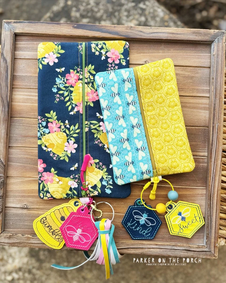 Digital Download - Size 3 - Center Zip Zipper Bag Set