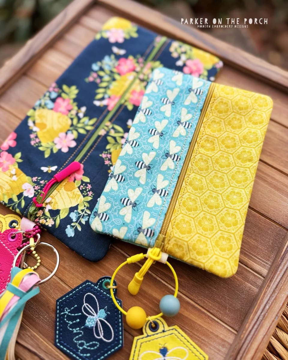 Digital Download - Size 3 - Center Zip Zipper Bag Set - Image 2