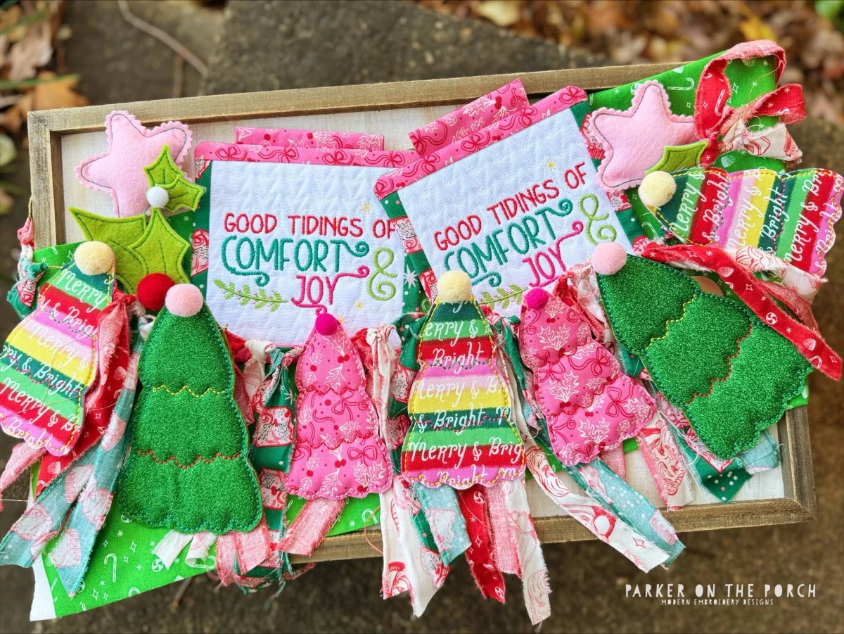 Digital Download - Christmas Tree Puff Banner - Image 2