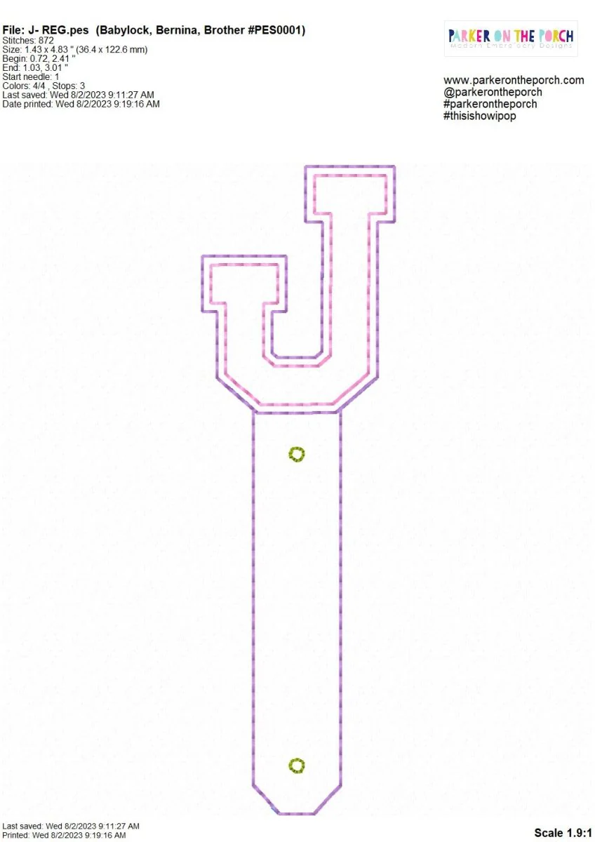 Digital Download- Cord Keeper 2.0 - Squad Monogram - Image 12