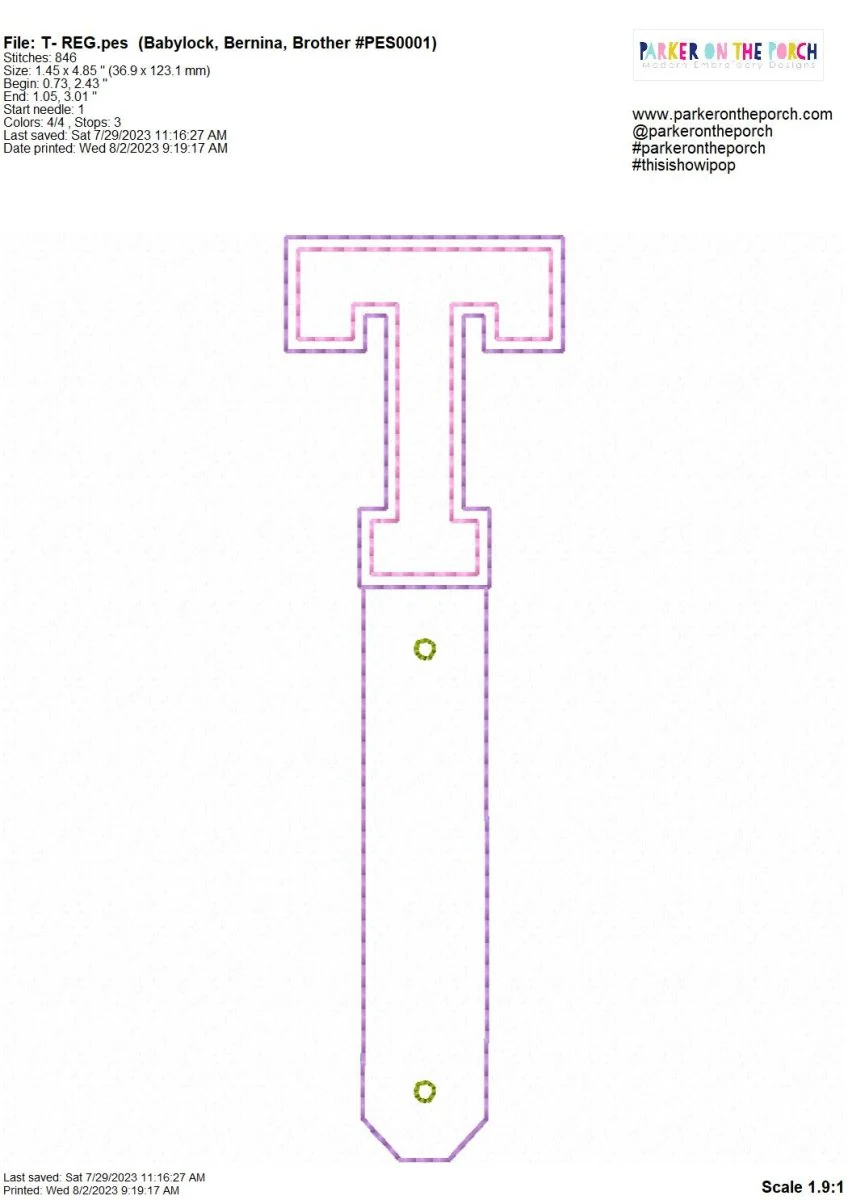 Digital Download- Cord Keeper 2.0 - Squad Monogram - Image 22