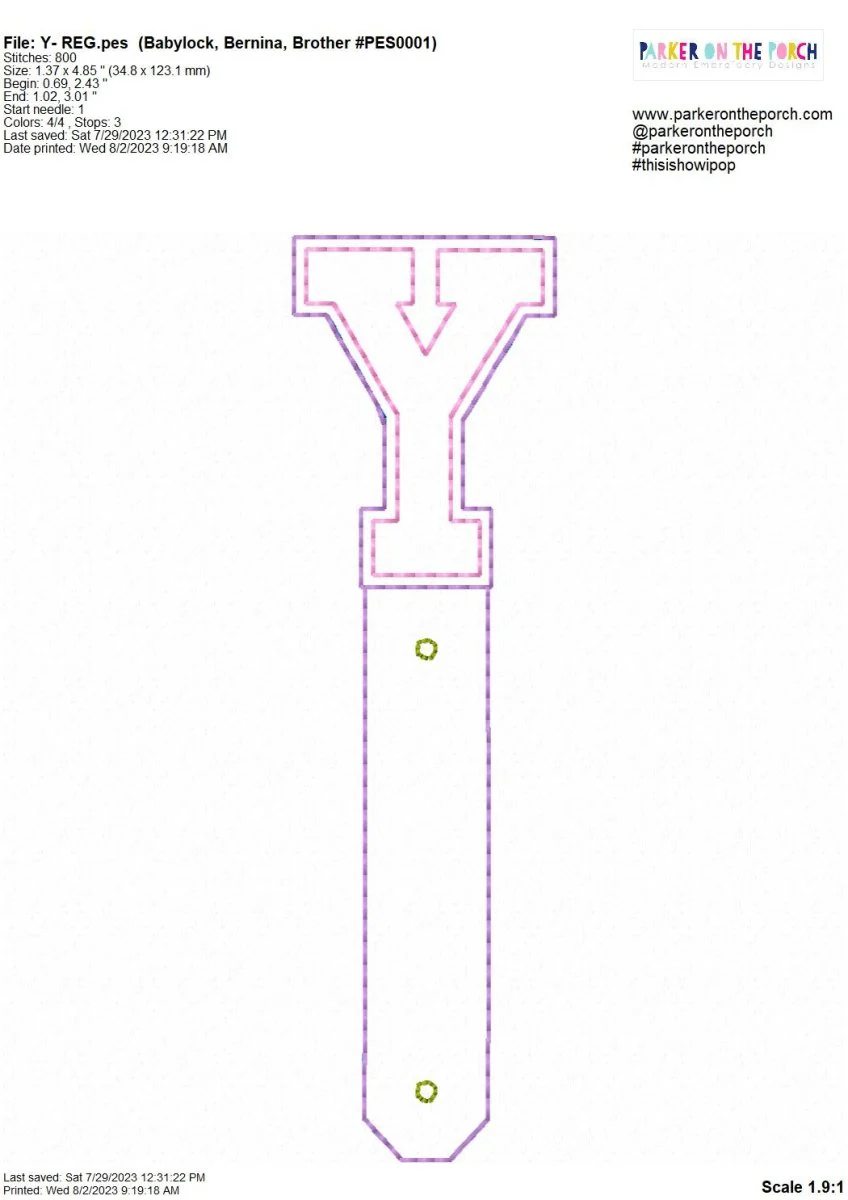 Digital Download- Cord Keeper 2.0 - Squad Monogram - Image 27