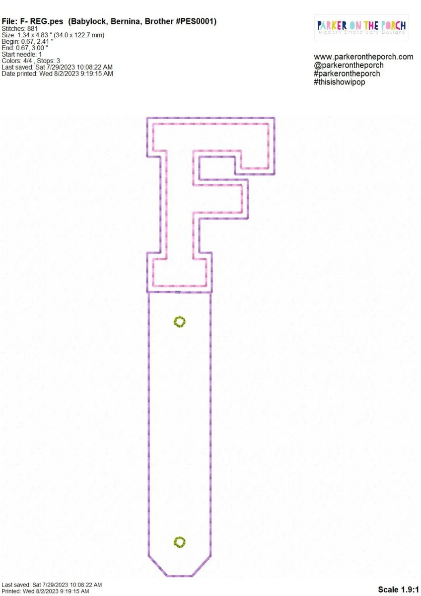 Digital Download- Cord Keeper 2.0 - Squad Monogram - Image 8