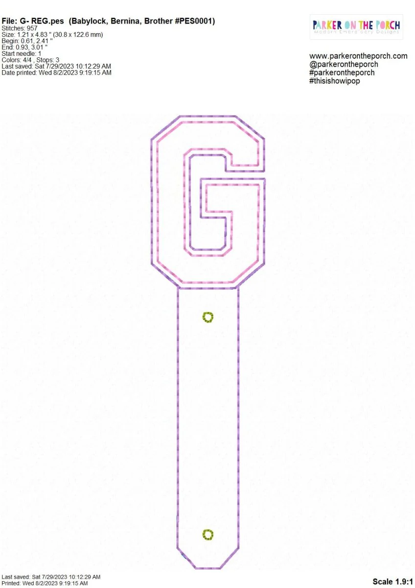 Digital Download- Cord Keeper 2.0 - Squad Monogram - Image 9