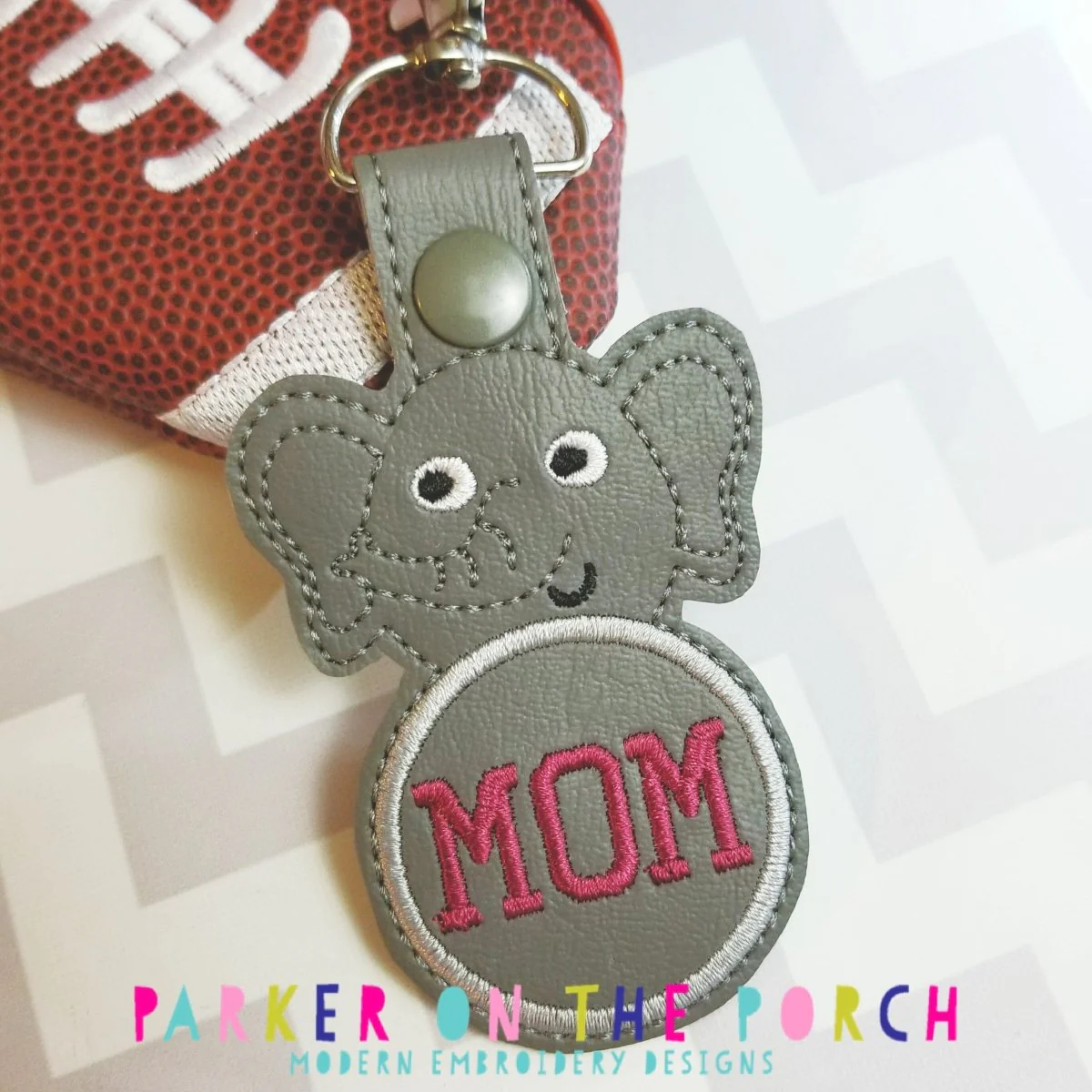 Digital Download - Elephant Monogram Snaptab