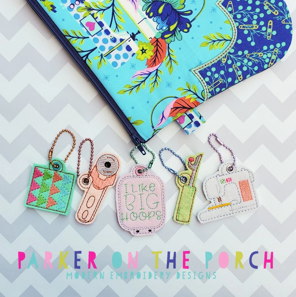Digital Download- Embroidery Designs Charm Set