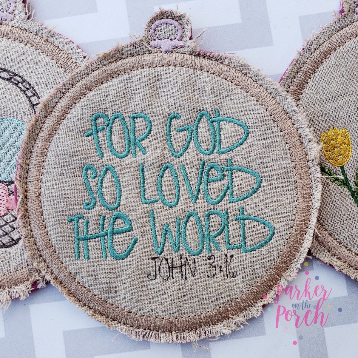 Digital Download- Embroidery Hoop Banner - Easter Set