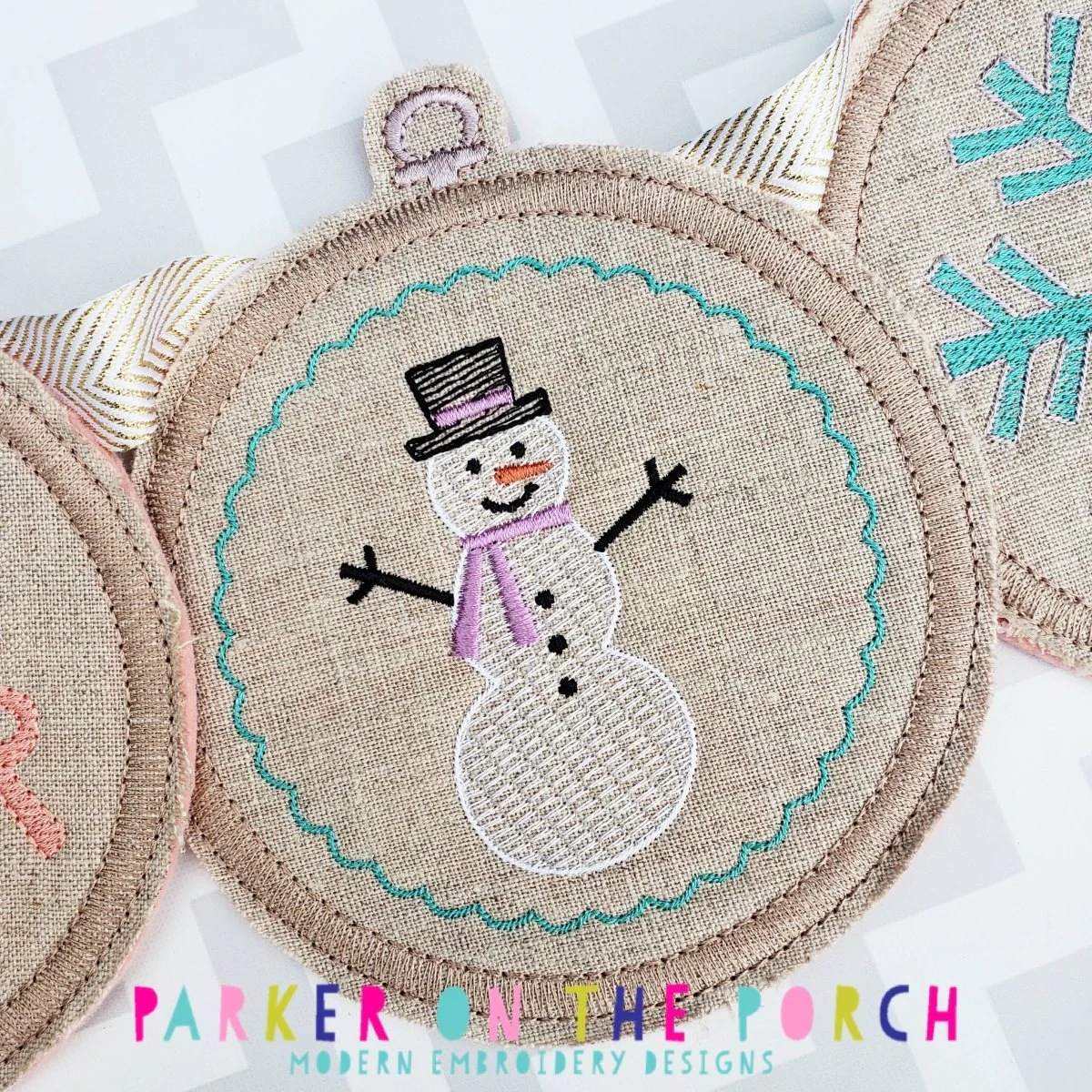 Digital Download- Embroidery Hoop Banner- Winter Set - Image 8
