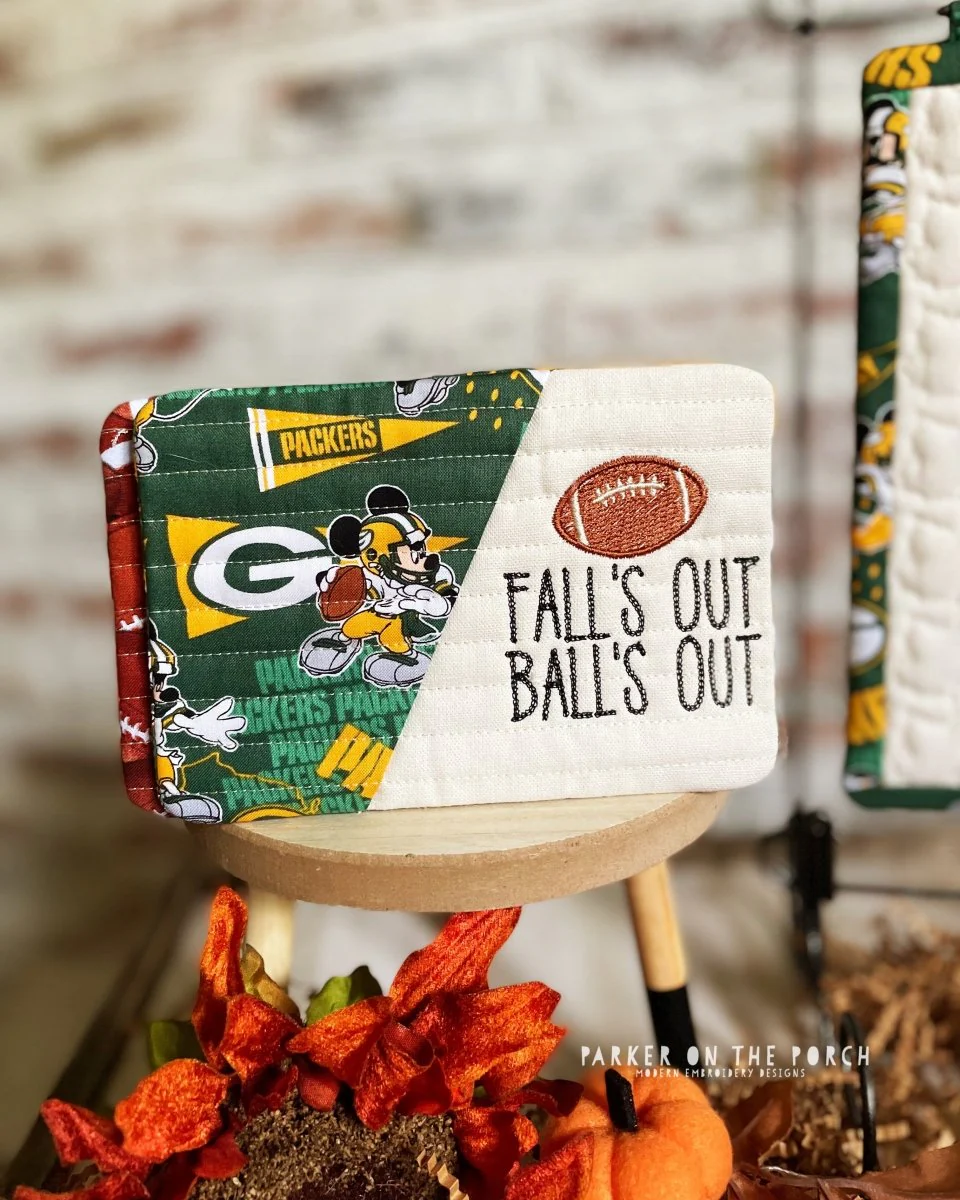 Digital Download - Fall Football Collection- Mug Rug - BUNDLE - Image 3