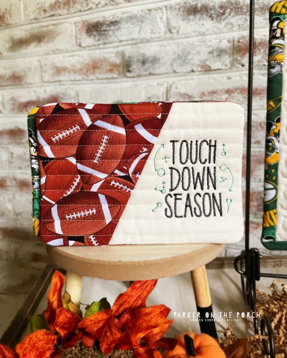 Digital Download - Fall Football Collection- Mug Rug - BUNDLE - Image 4
