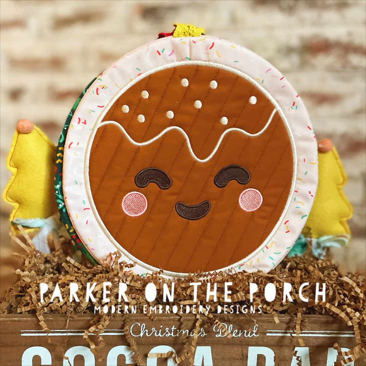 Digital Download - Gingerbread Cookies Collection- Hot Pads - Image 4