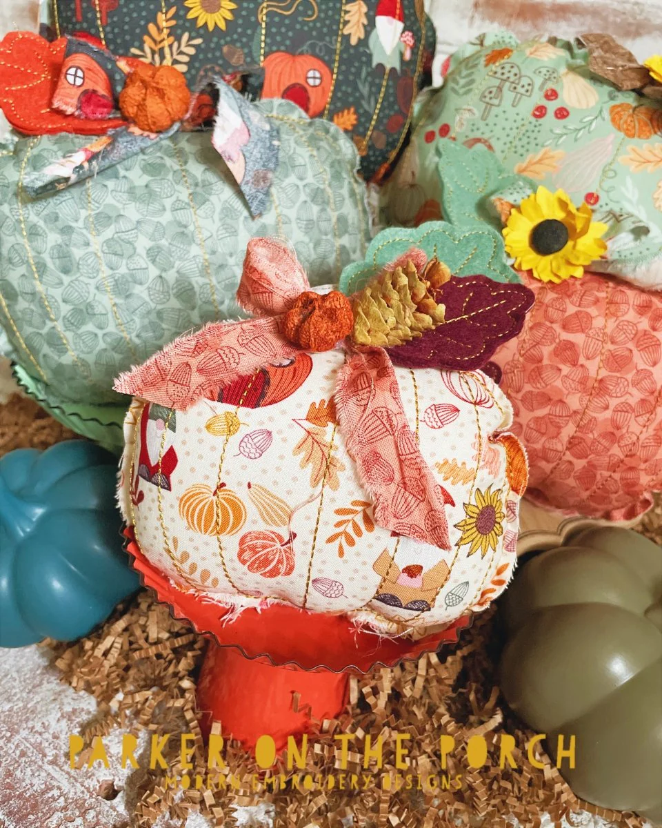 Digital Download- Give Thanks Collection- Shabby Pumpkin Stuffie - Image 3
