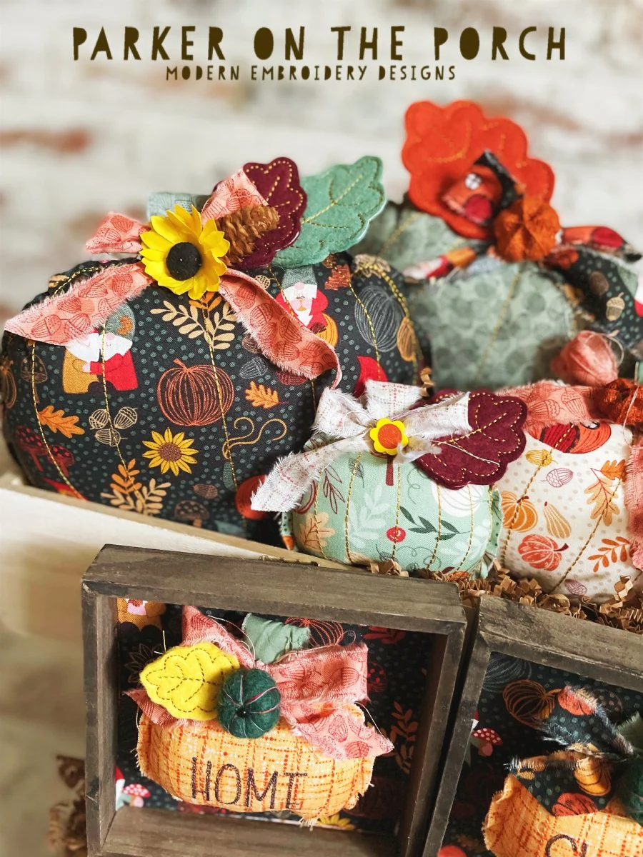 Digital Download- Give Thanks Collection- Shabby Pumpkin Stuffie - Image 7