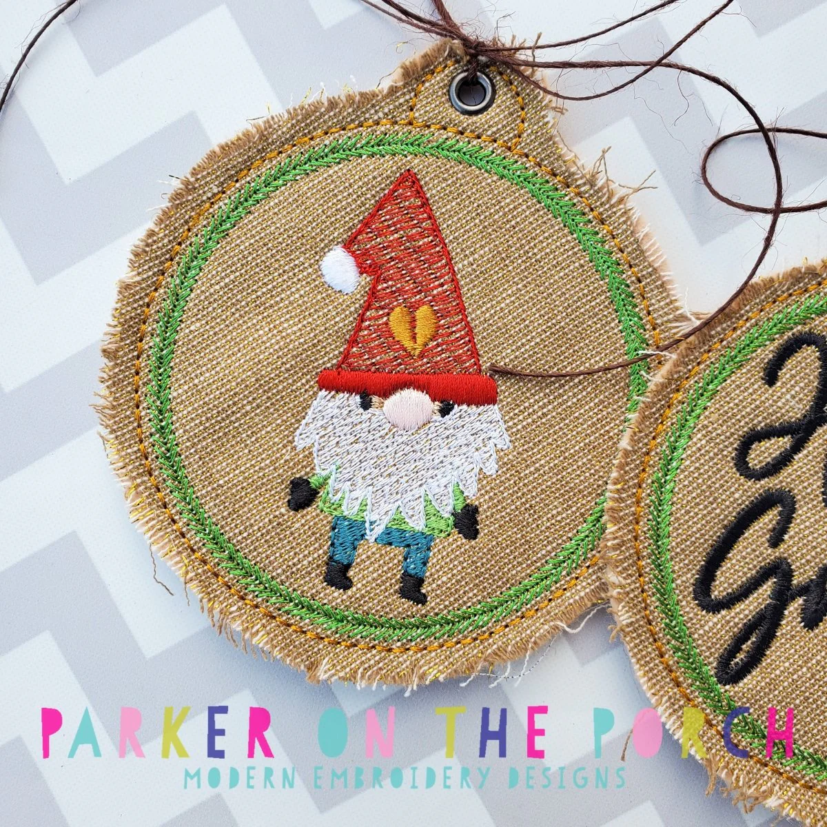 Digital Download-  Gnome Holiday Ornaments 2020 - Image 4