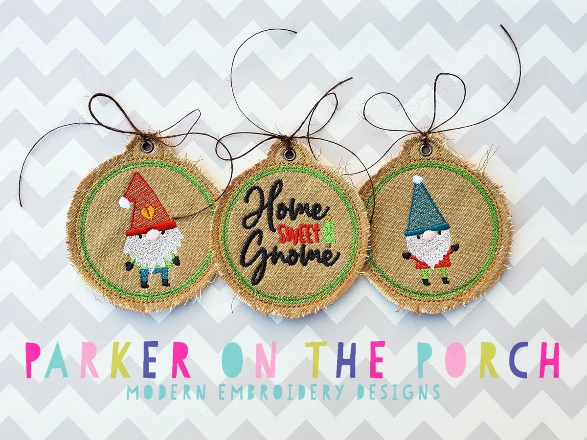 Digital Download-  Gnome Holiday Ornaments 2020 - Image 5