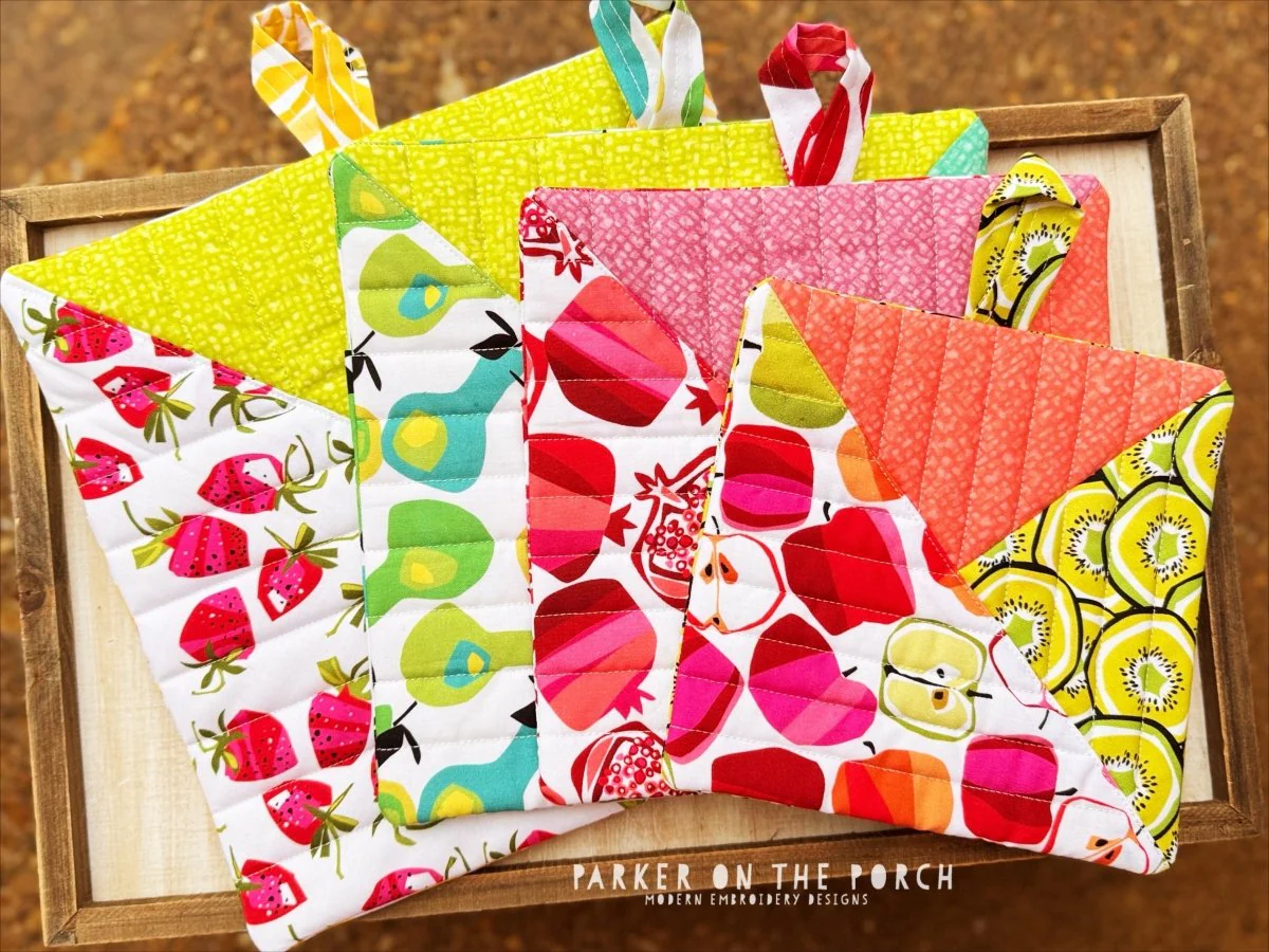 Digital Download - Half Square Triangle - Hot Pad - Image 2