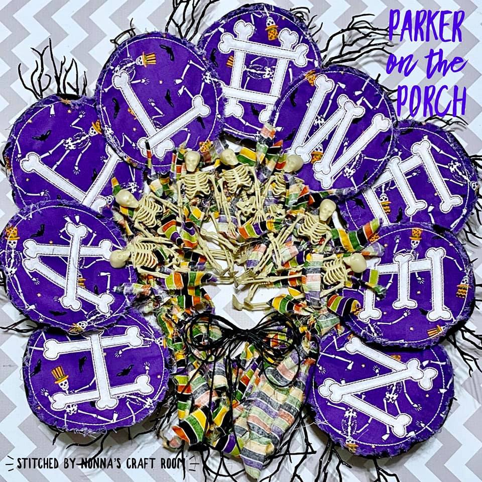 Digital Download- Halloween Vibes Collection-  Halloween Bone Banner Set - Image 6