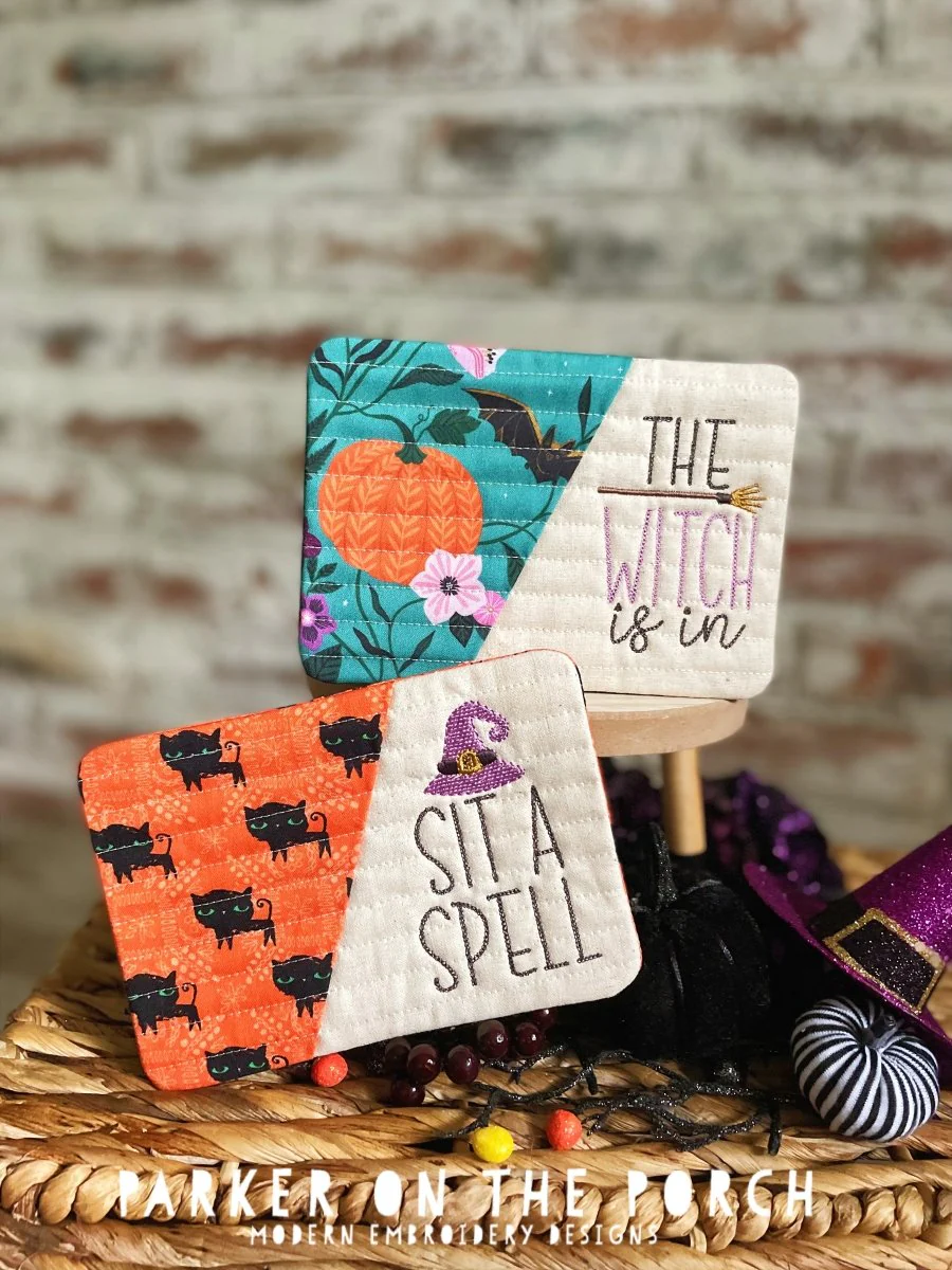 Digital Download - Halloween Vibes Collection - Mug Rug BUNDLE - Image 2