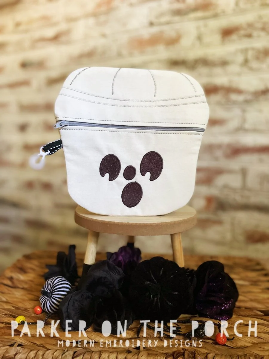 Digital Download- Happy Halloween Pail Zipper Bag - BUNDLE - Image 4
