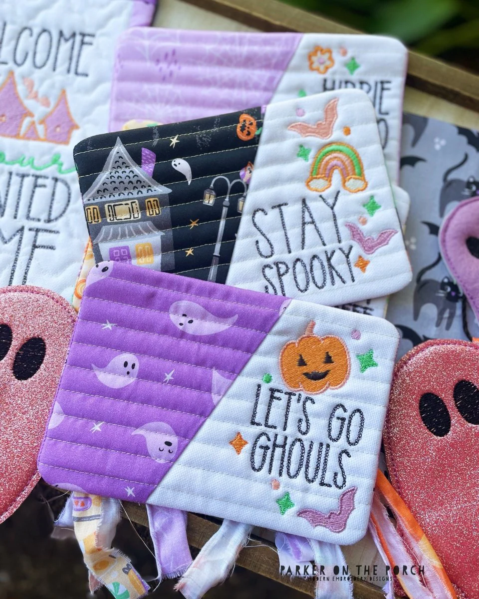 Digital Download - Hippie Halloween Mug Rug BUNDLE - Image 2