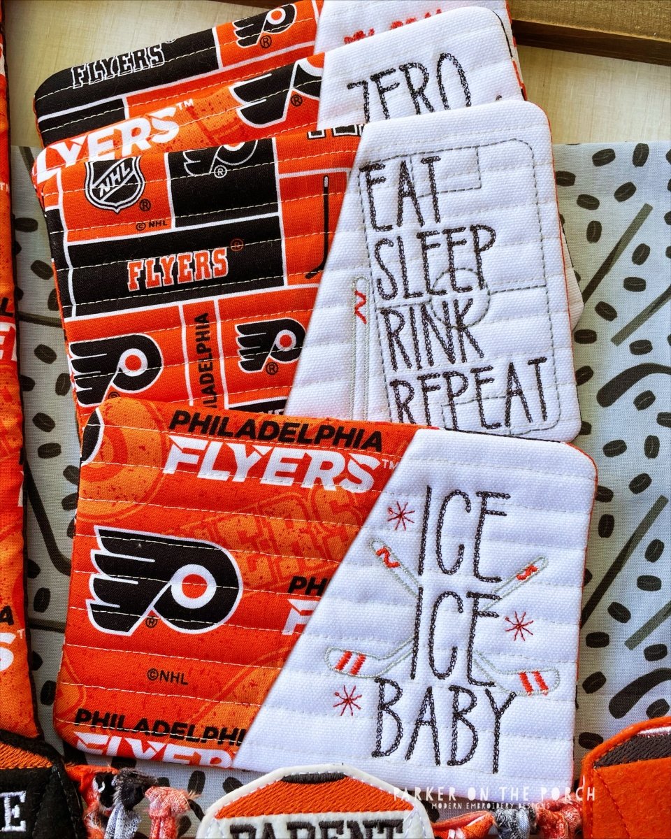 Digital Download - Hockey Season Collection- Mug Rug - BUNDLE - Image 3