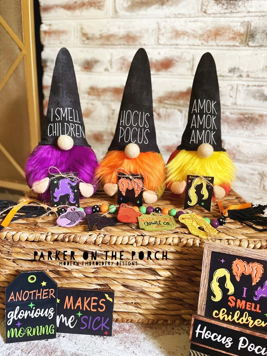 Digital Download- Hocus Pocus Gnome 2.0 Hat ADD-ON