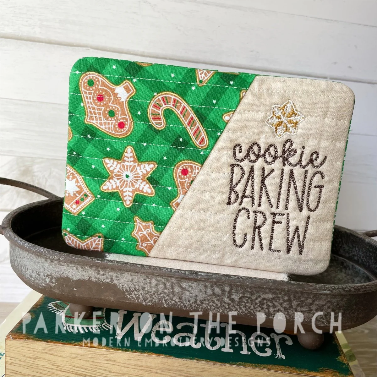 Digital Download - Home for the Holidays Collection - Mug Rug - Cookie Baking Crew
