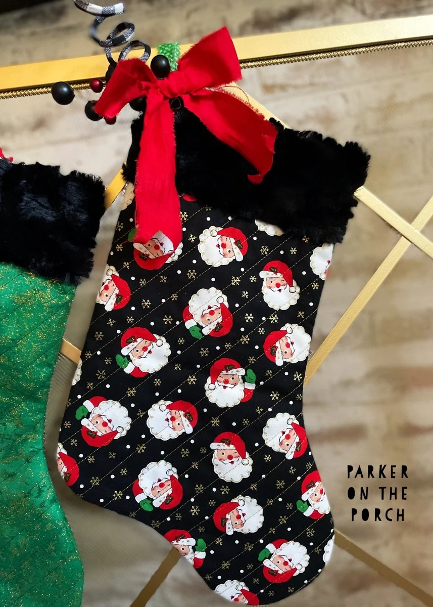 Digital Download- Home for the Holidays Collection- Quilted Stocking - Image 3