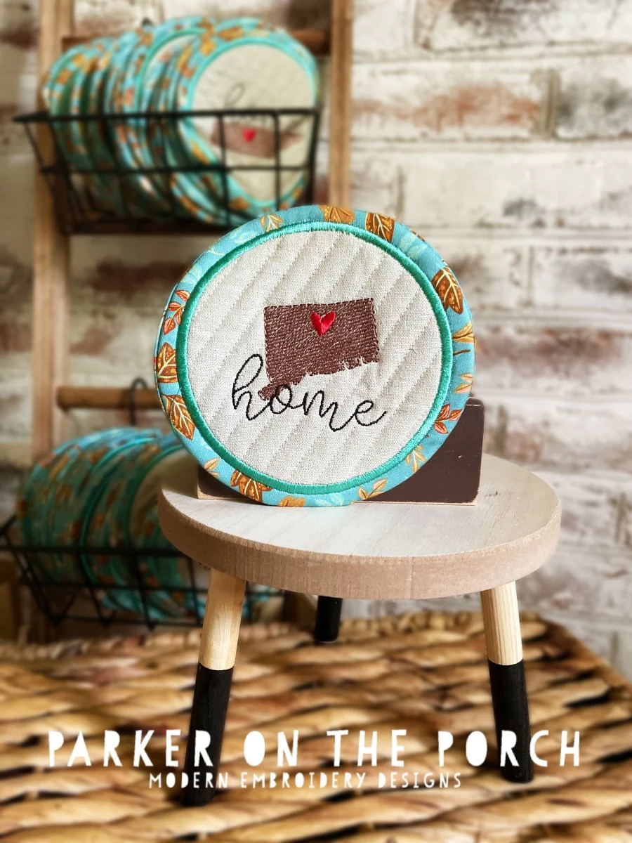 Digital Download - Home State Coaster- Connecticut