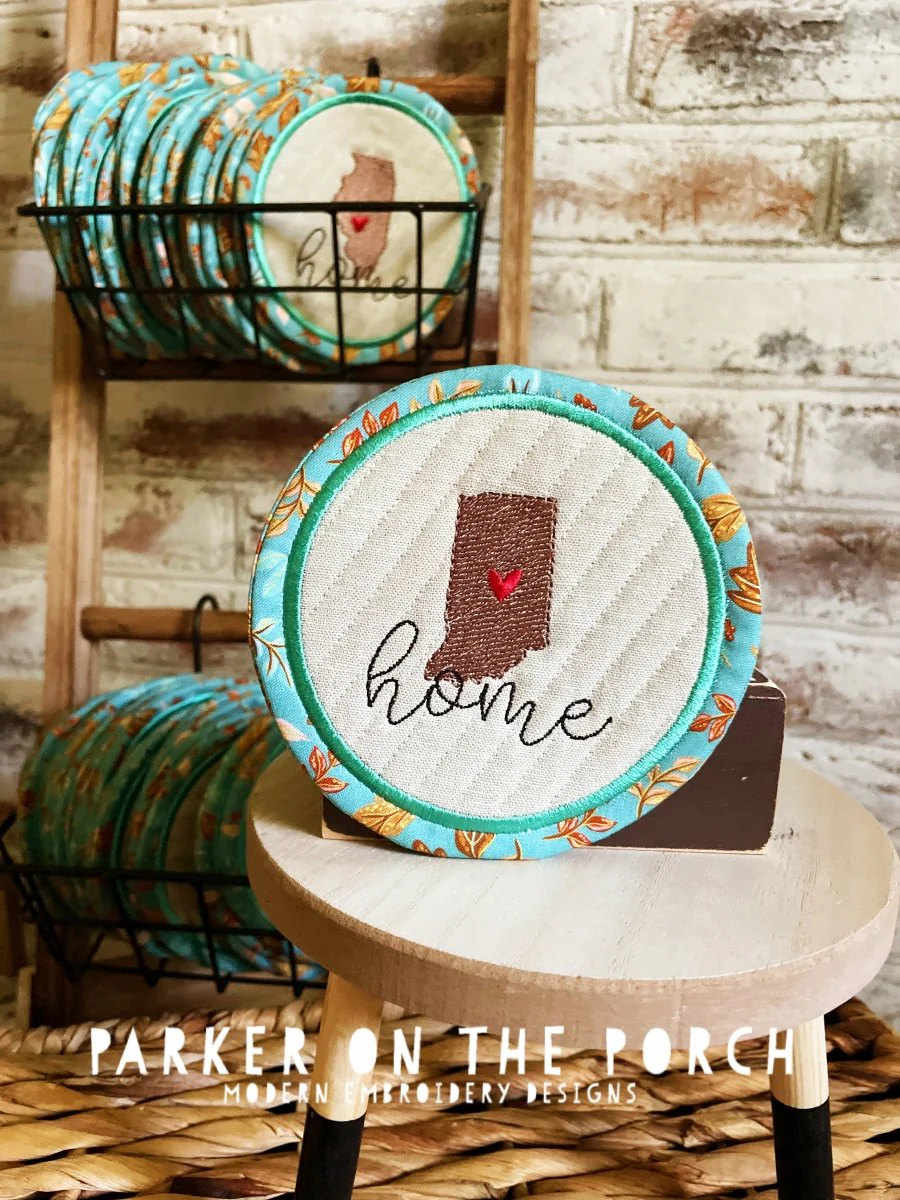 Digital Download - Home State Coaster- Indiana