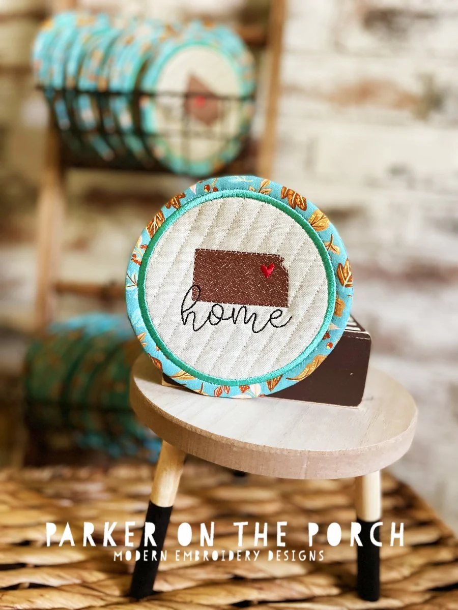 Digital Download - Home State Coaster- Kansas