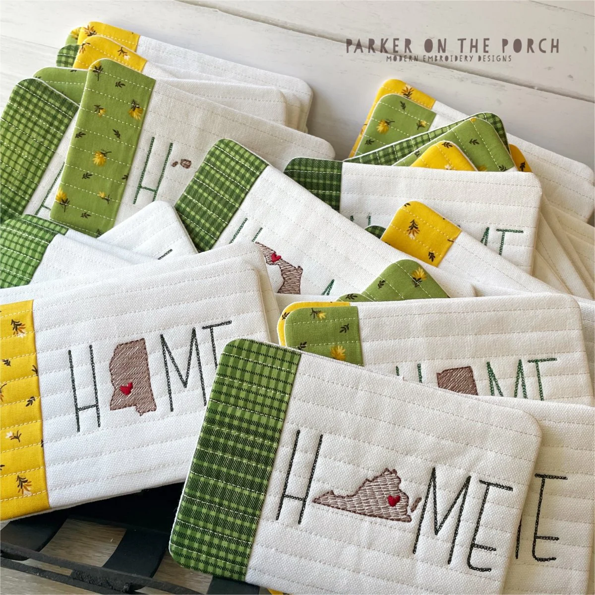 Digital Download - Home State Collection- Mug Rug and Mug Wrap - 50 State Mega Bundle