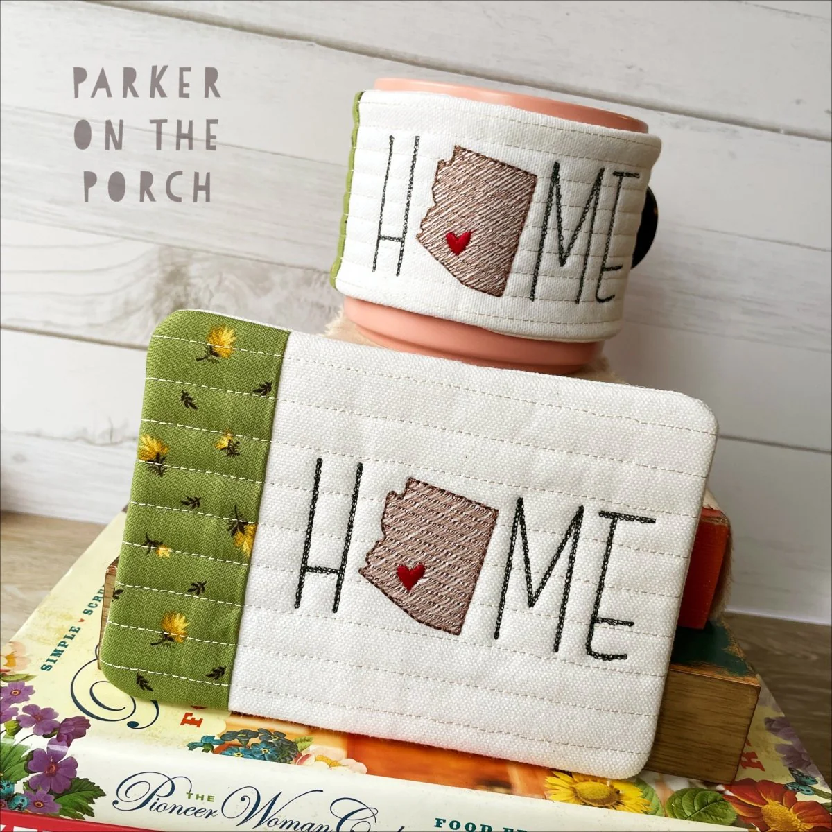Digital Download - Home State - Mug Rug and Mug Wrap Bundle- Arizona