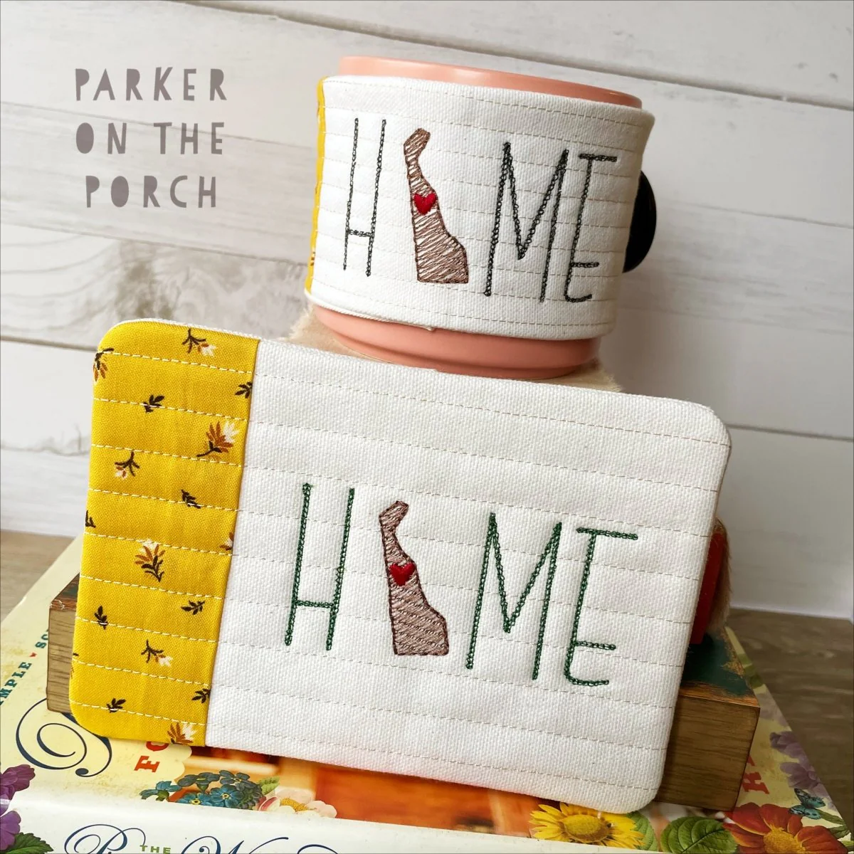 Digital Download - Home State - Mug Rug and Mug Wrap Bundle- Delaware
