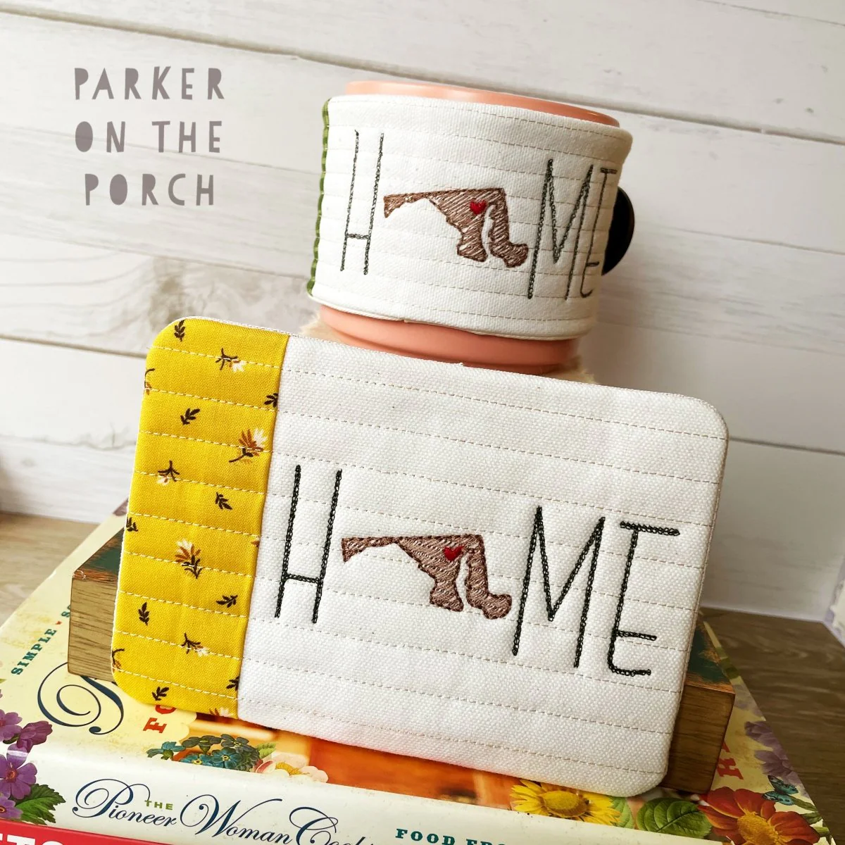 Digital Download - Home State - Mug Rug and Mug Wrap Bundle- Maryland