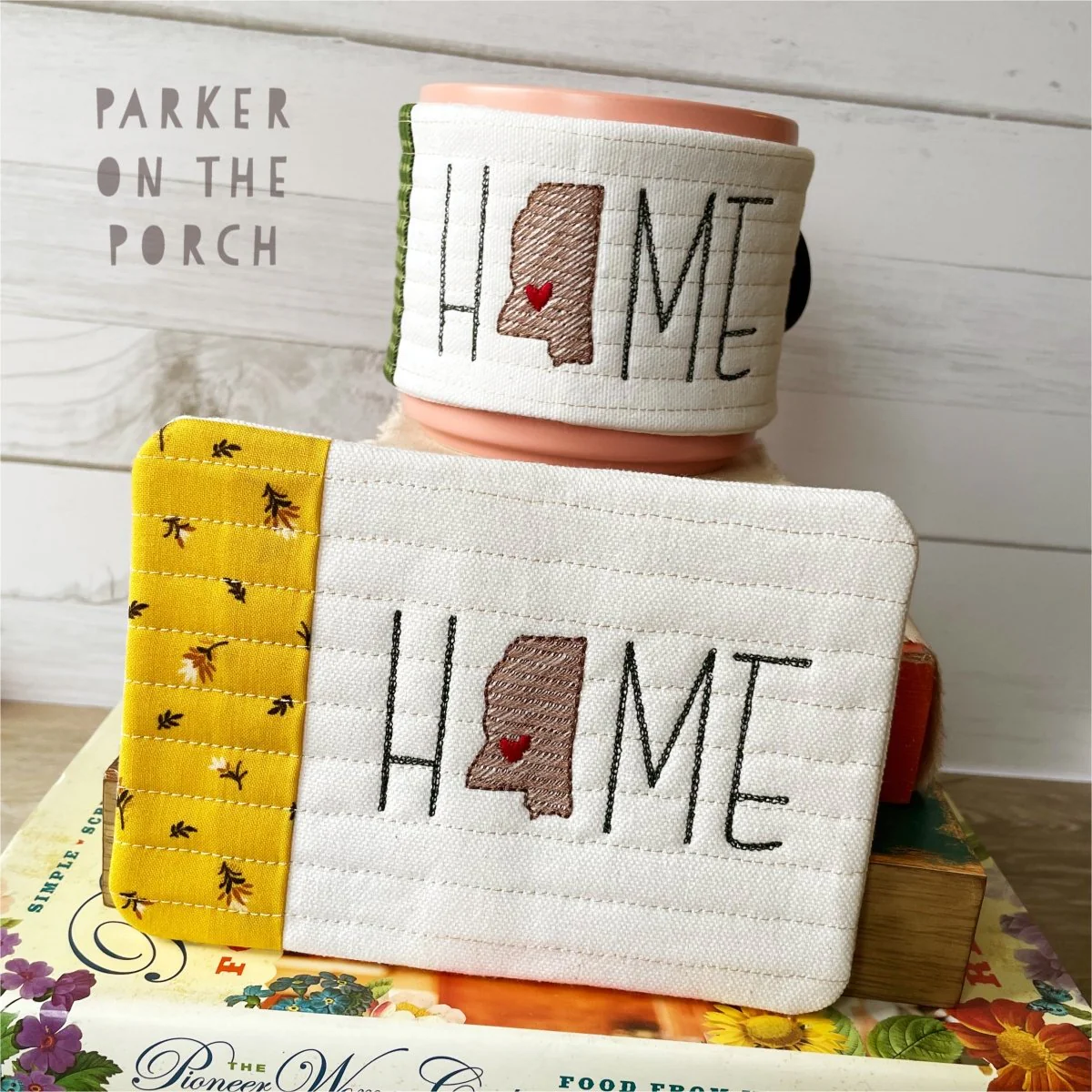 Digital Download - Home State - Mug Rug and Mug Wrap Bundle- Mississippi
