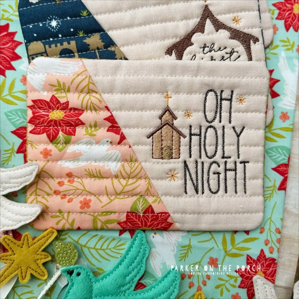 Digital Download - Joy to the World - Mug Rug - BUNDLE - Image 3