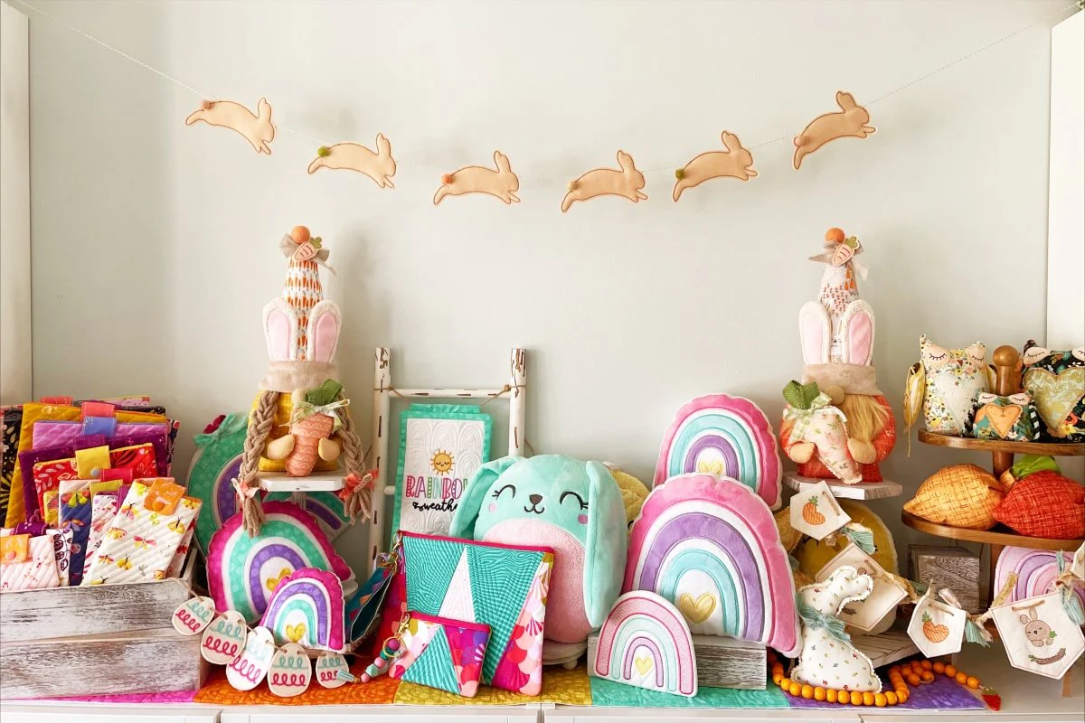 Digital Download - Jumping Bunny Puff Banner - Image 2