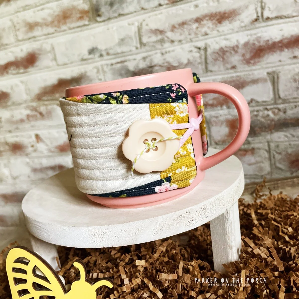 Digital Download - Local Honey - Mug Rug and Mug Wrap Bundle- FPP - Image 3