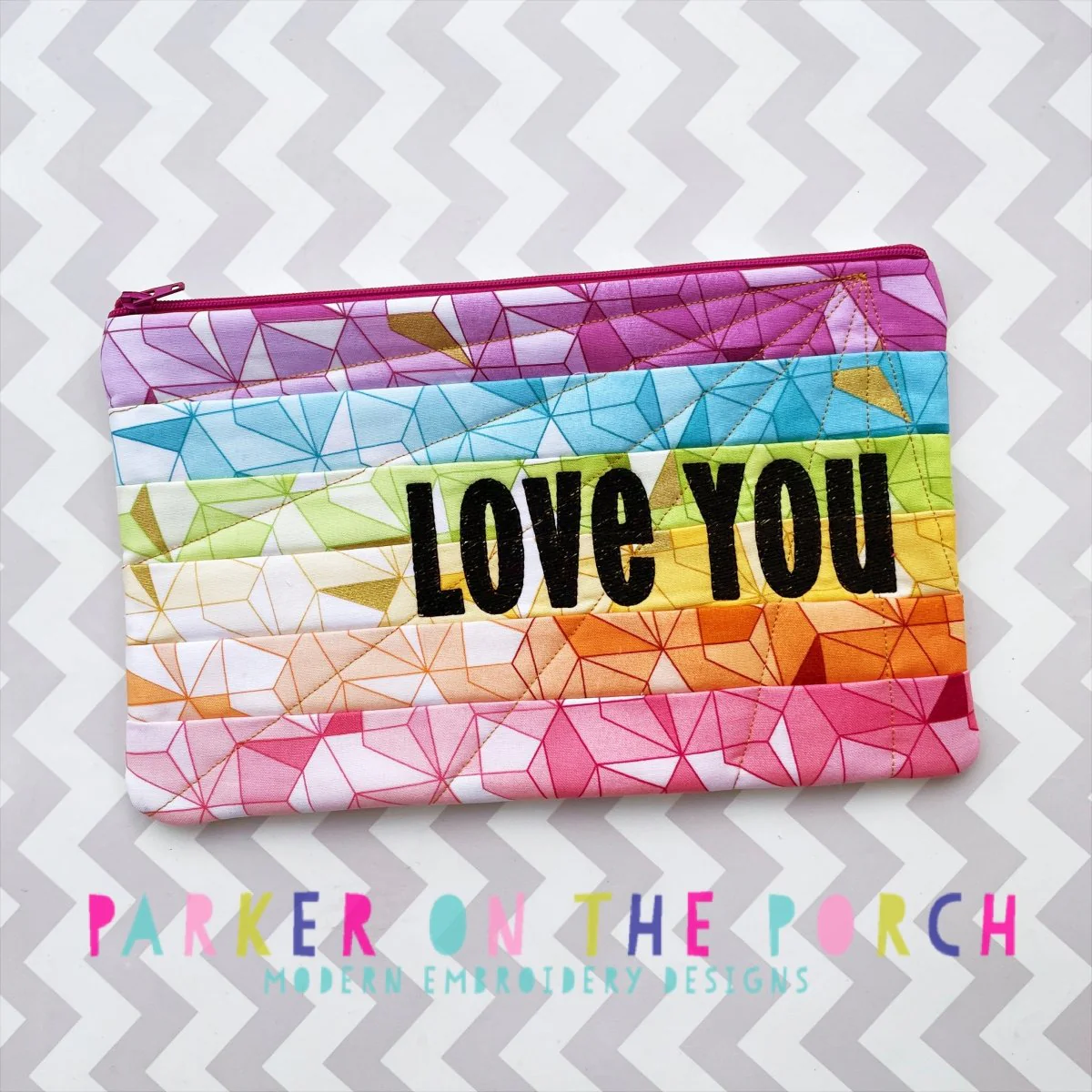 Digital Download - Love you, Mean it Top Zip Zipper Bag Set - Image 3