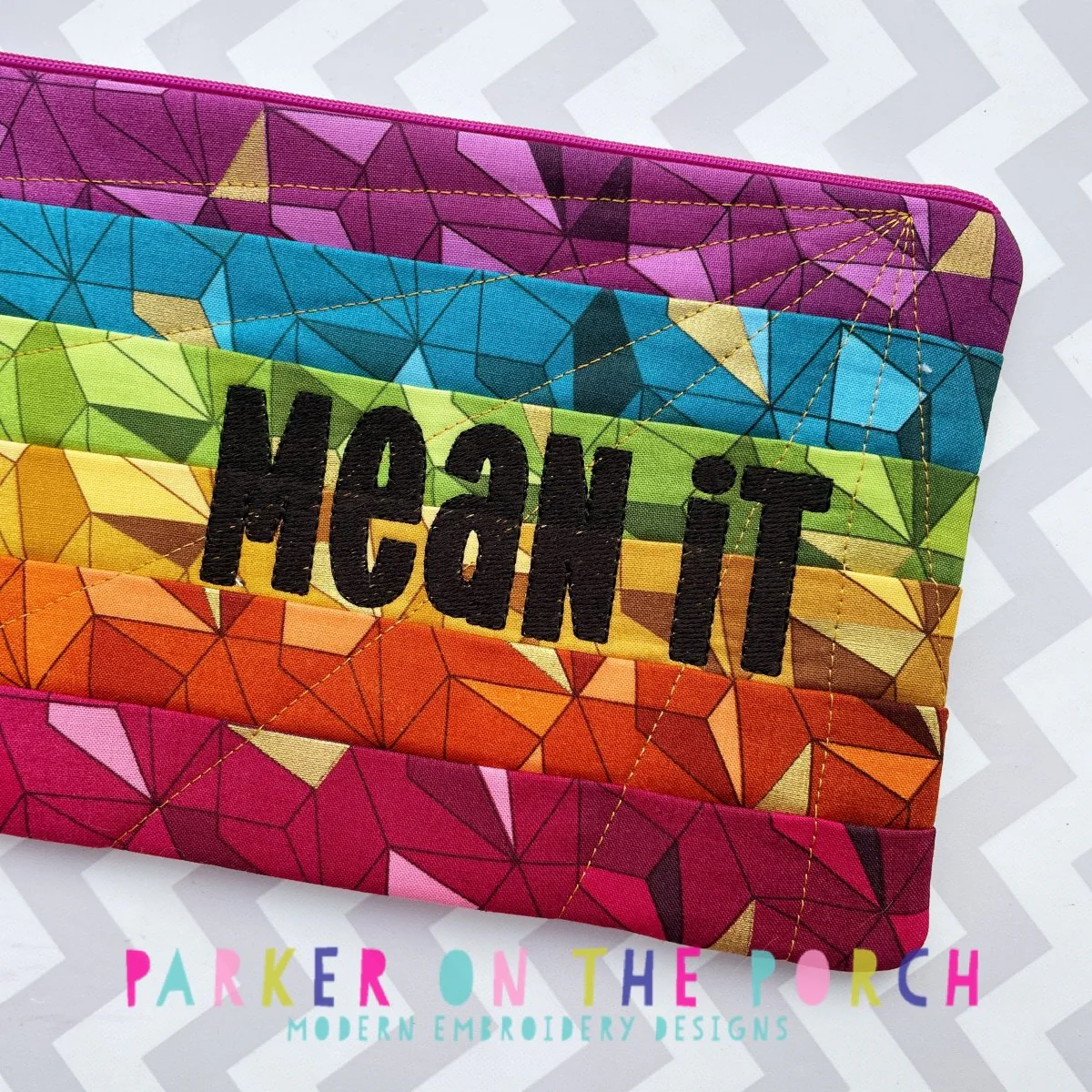 Digital Download - Love you, Mean it Top Zip Zipper Bag Set - Image 4
